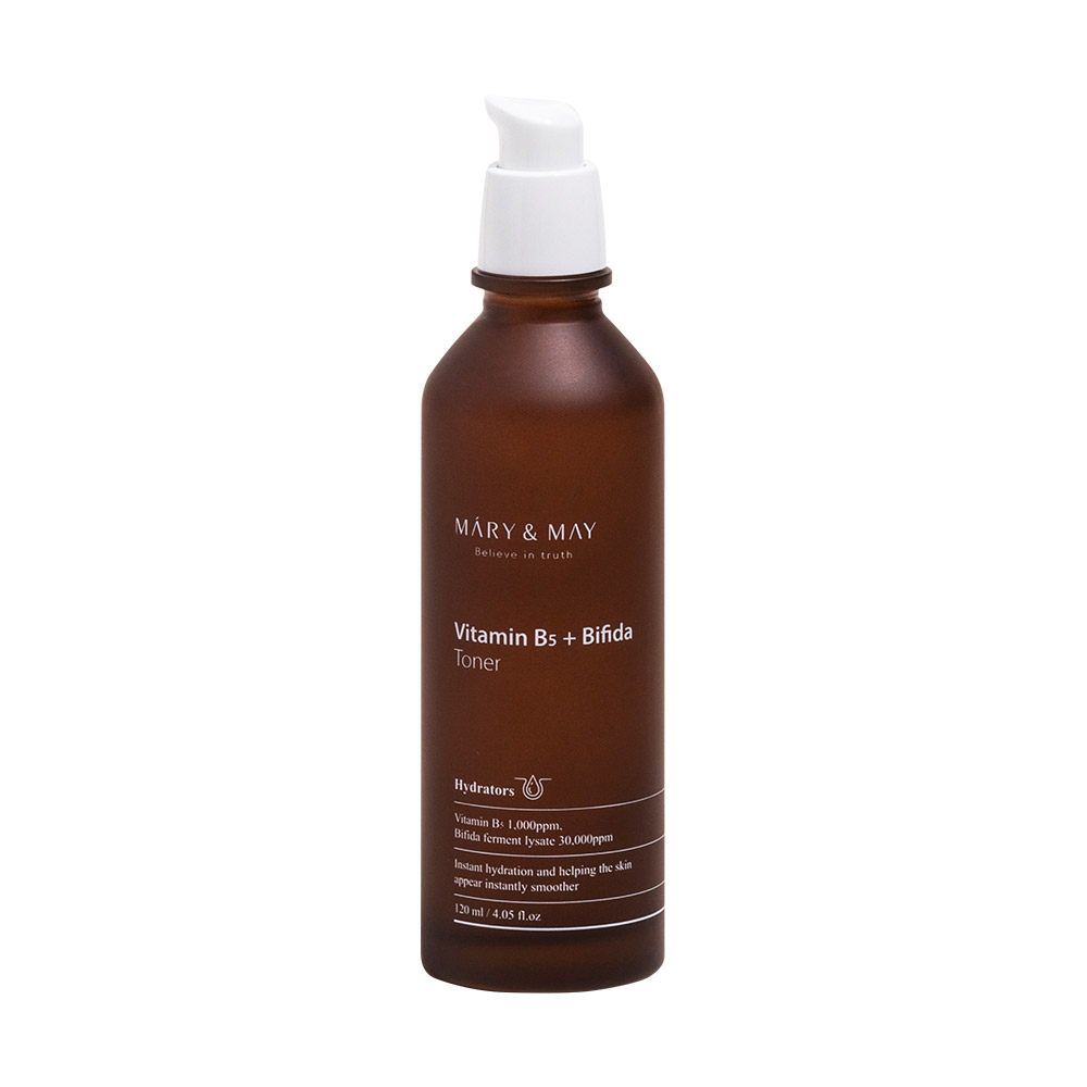 MARY&MAY Тонер с бифидобактериями и пантенолом Vitamin B5+Bifida Toner, 120мл