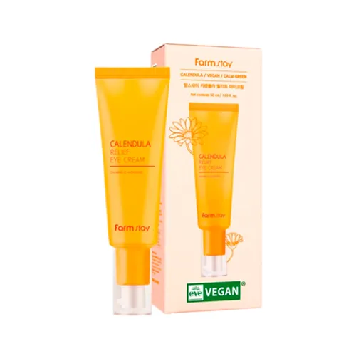 FarmStay крем для век с календулой Calendula Relief Eye Cream, 50 мл