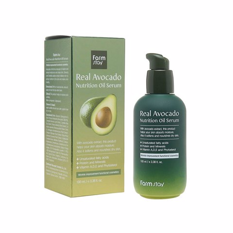Farmstay Сыворотка питательная с экстрактом авокадо Real Avocado Nutrition Oil Serum