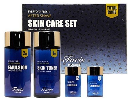 JIGOTT Набор для мужчин увлажняющий, FACIS HOMME EVERYDAY FRESH SKIN CARE 2SET